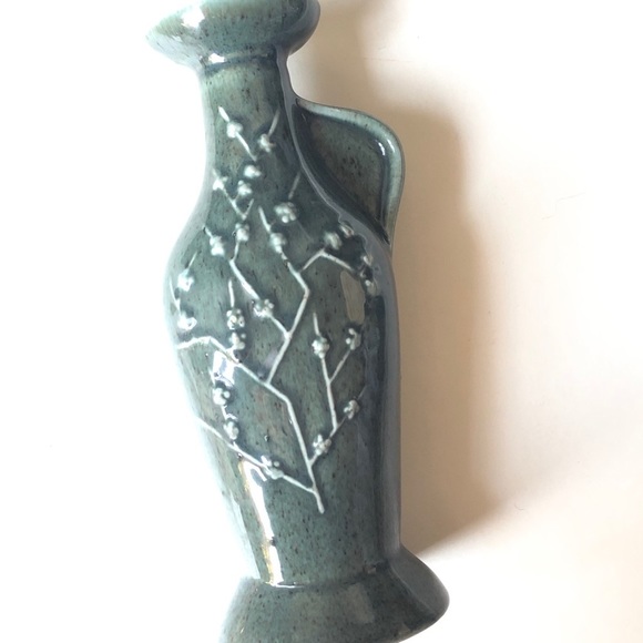 Vintage James b beam green 10” ceramic vase or jug - Picture 13 of 16